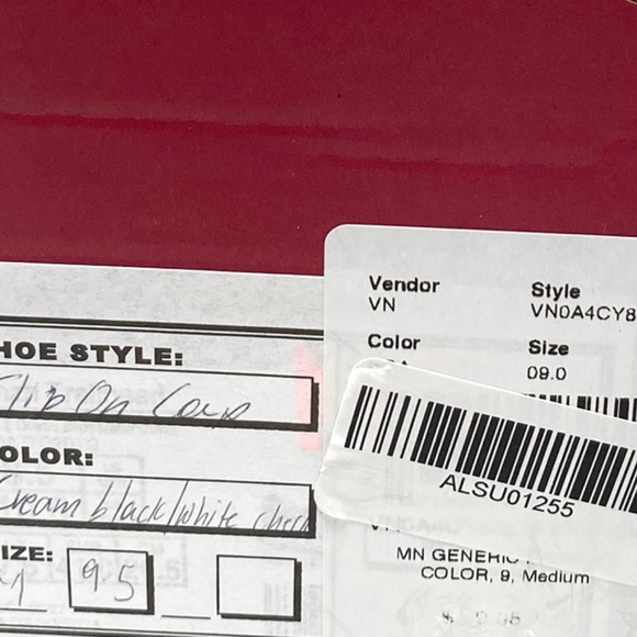 VANS Slip On Cream Check Sneakers Canvas Suede Shoes Skate Men Custom ALSU01255 - Picture 11 of 12